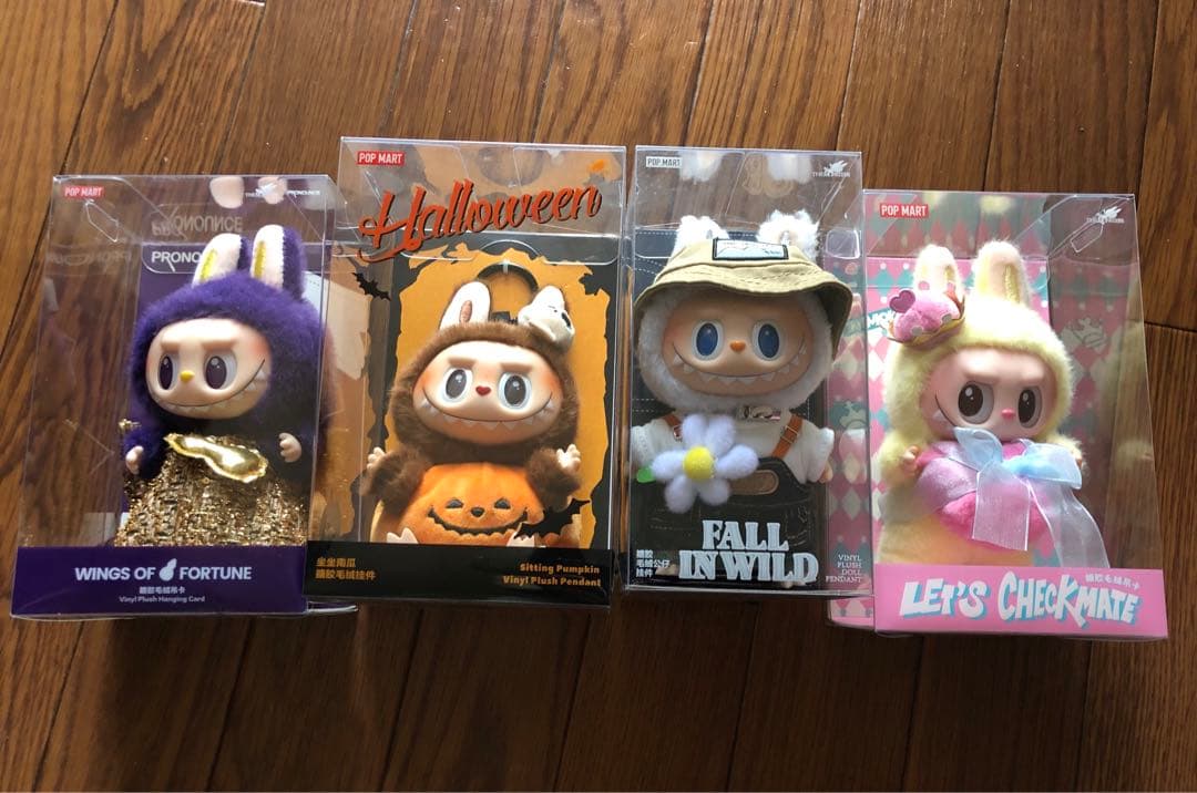 POP MART THE MONSTERS LABUBU 4個セット ☆ケース付き！☆正規品 ラブブ 4.0 POP MART The Monsters - PIN FOR