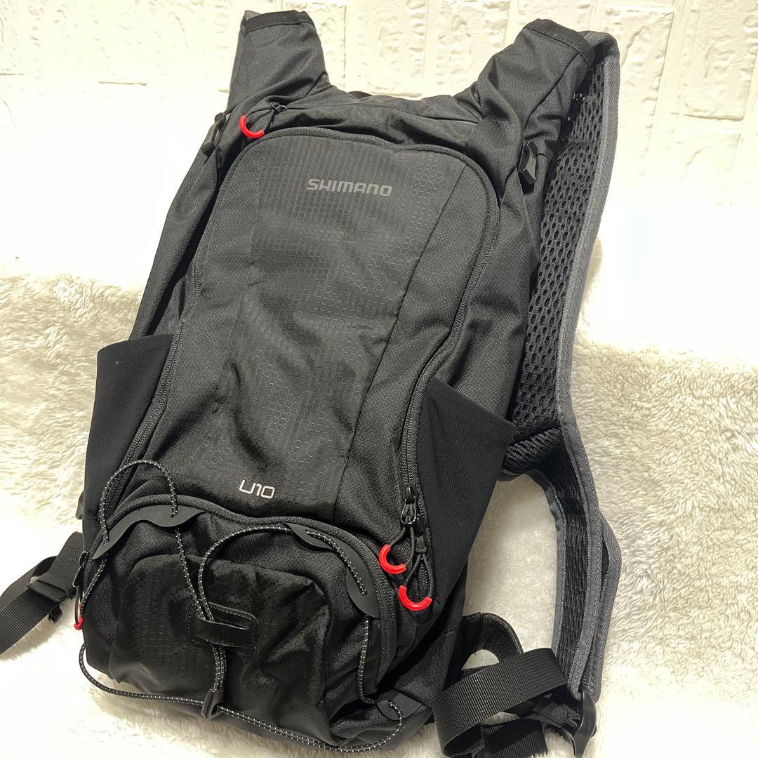 【新品】SHIMANO シマノ U10 バックパック サイクリング ブラック