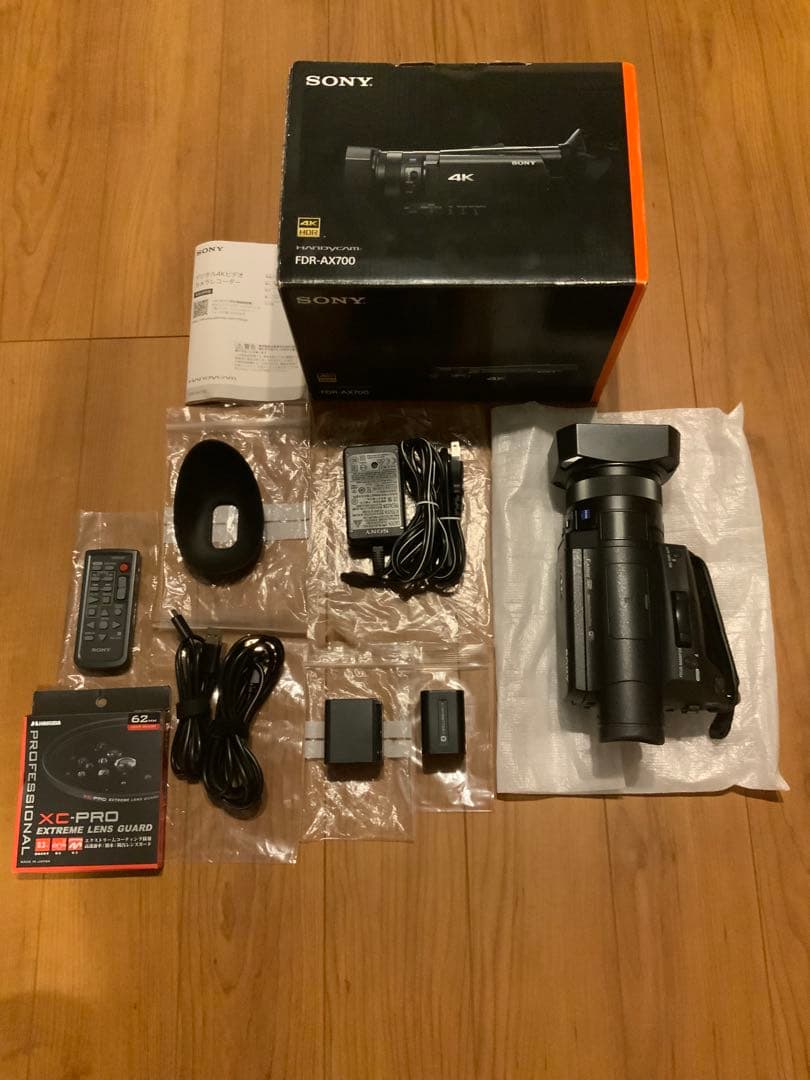 ビデオカメラ hidajiSONY FDR-AX700 4K