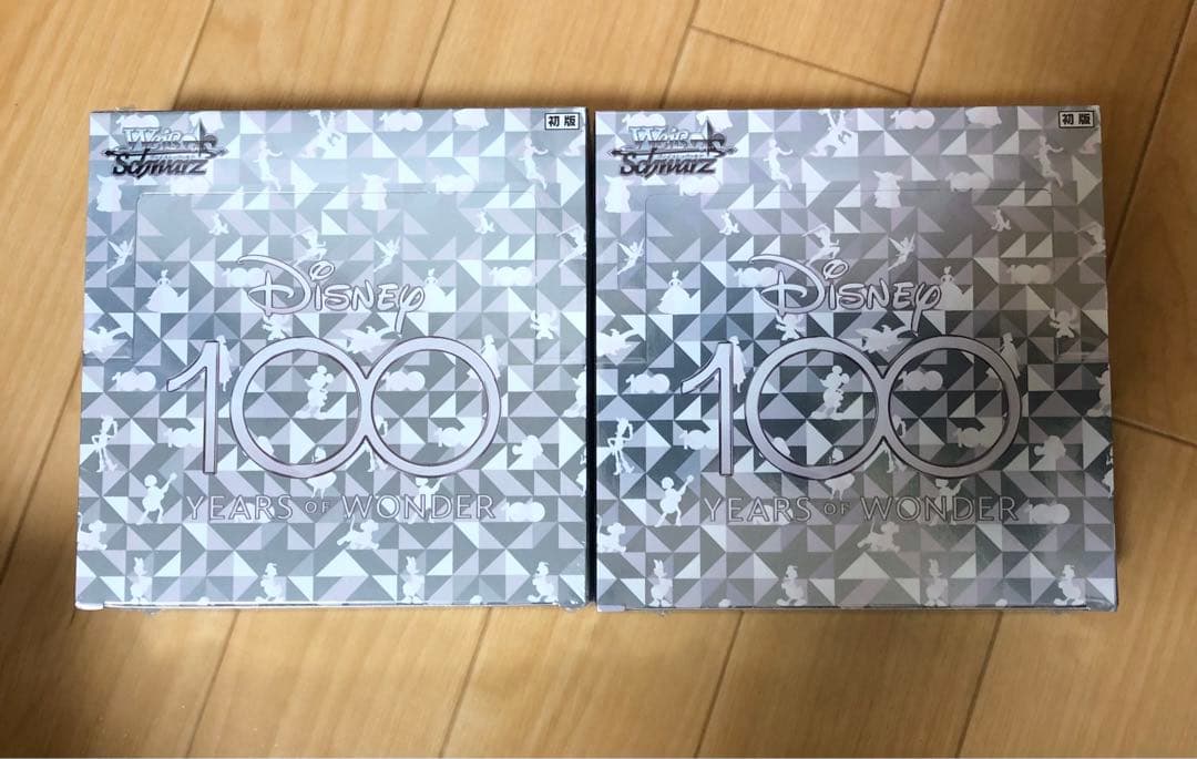 ヴァイスシュヴァルツ ディズニー100 初版 BOX シュリンク付き　2箱