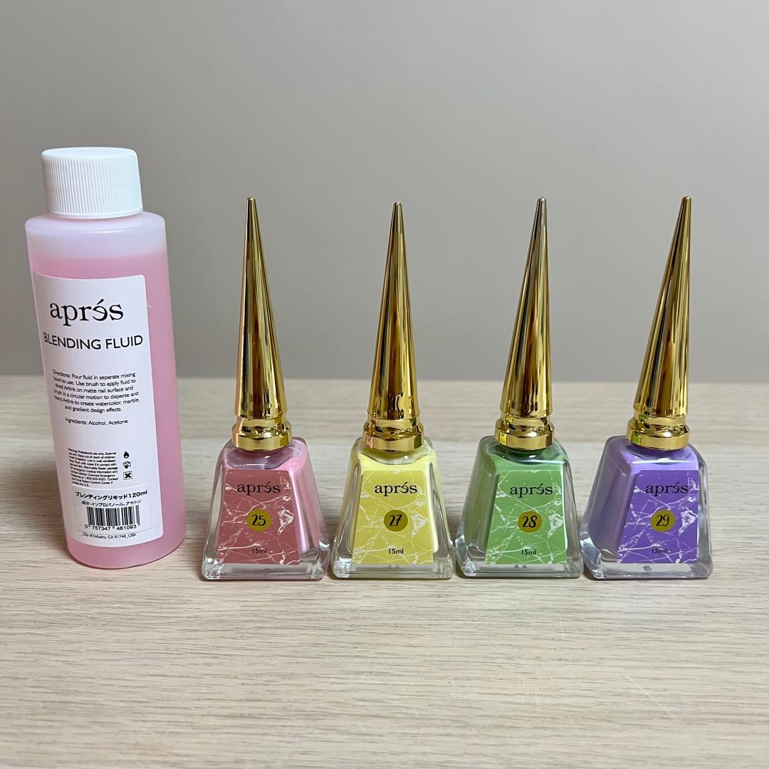 【アプレ】 アートインク&リキッド Apres（アプレ） アートインク＆ヒプノジェル新色 | プロ向けネイル