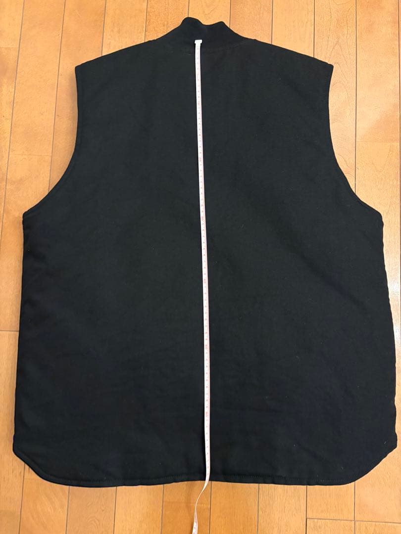 カーハート ダックベストL 2025年12月購入試着後洗濯試着のみ 黒 美品