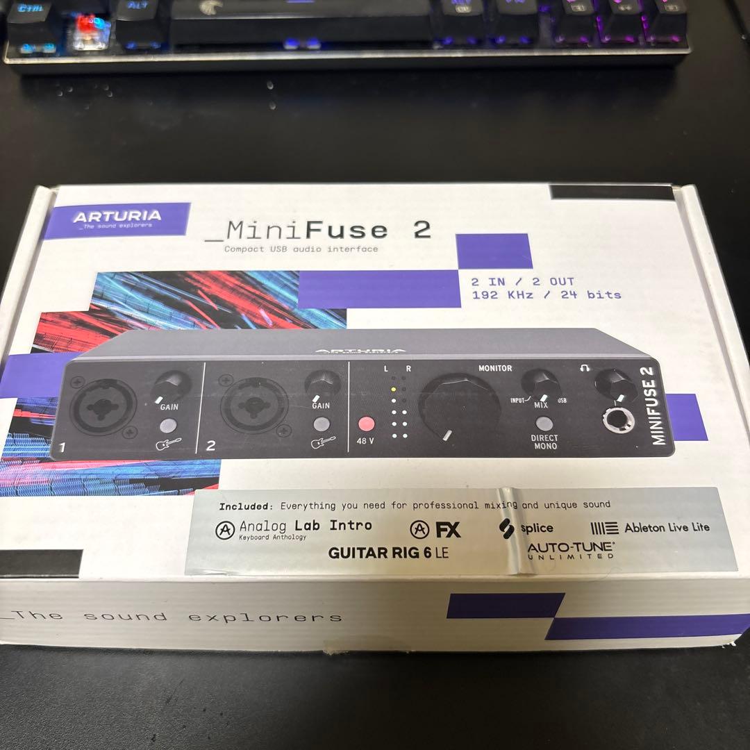 ARTURIA MiniFuse 2 オーディオインターフェイス