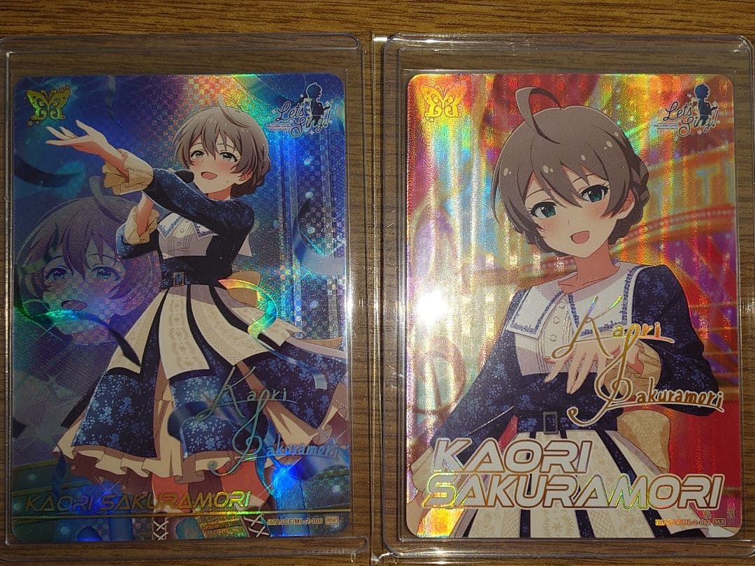 桜守歌織　カードフォリオ ミリオンライブ！ vol.2　MRとMLRのセット
