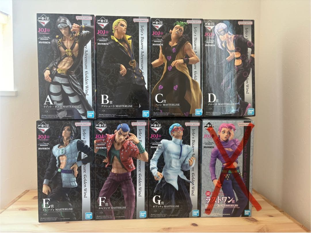 一番くじ ジョジョの奇妙な冒険 HITMAN TEAM フィギュア7体