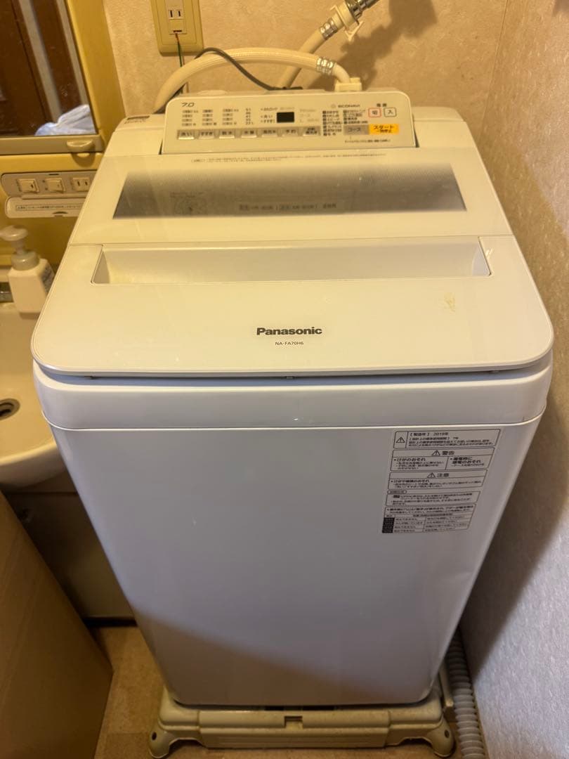 Panasonic 洗濯機 7kg NA-FA70H6 2019年製 上位モデル Panasonic（パナソニック） 中古 SGB-NAFA70H6 洗濯機 7.0kg Panasonic