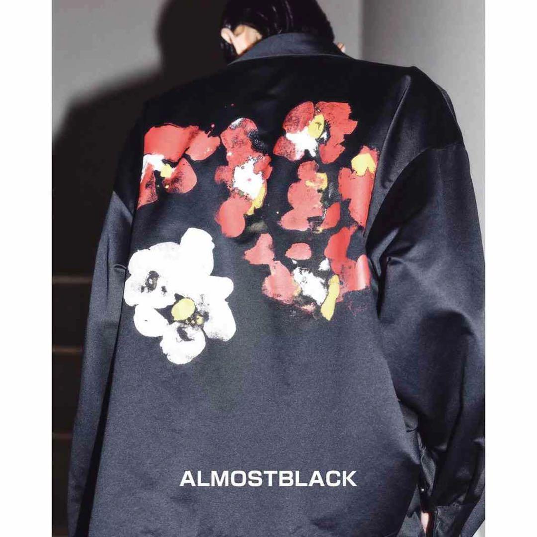 ALMOSTBLACK 24SS フラワープリントジャケット