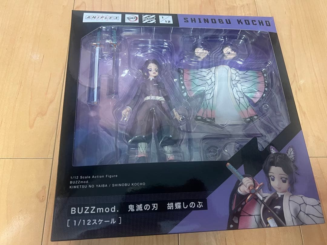 BUZZmod. 鬼滅の刃 胡蝶しのぶ 1/12 TVアニメ「鬼滅の刃」より”胡蝶しのぶ”が、1/12スケールアクション