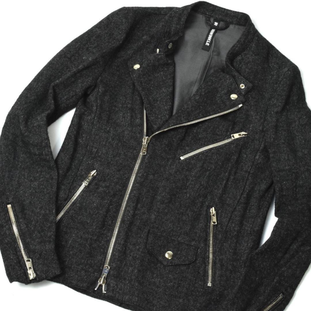 7.9万 リップヴァンウィンクル ウールジャージー ライダース 3 RB-336