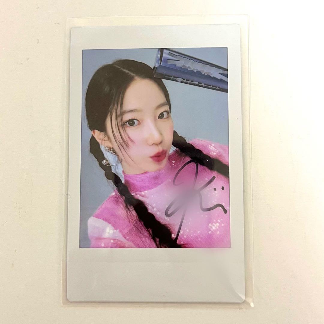 LE SSERAFIM カズハ 直筆サイン チェキ インスタントカード