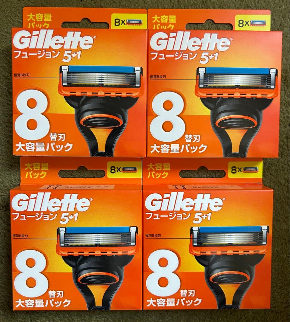 【正規品】ジレットフュージョン5+1 替刃 32個