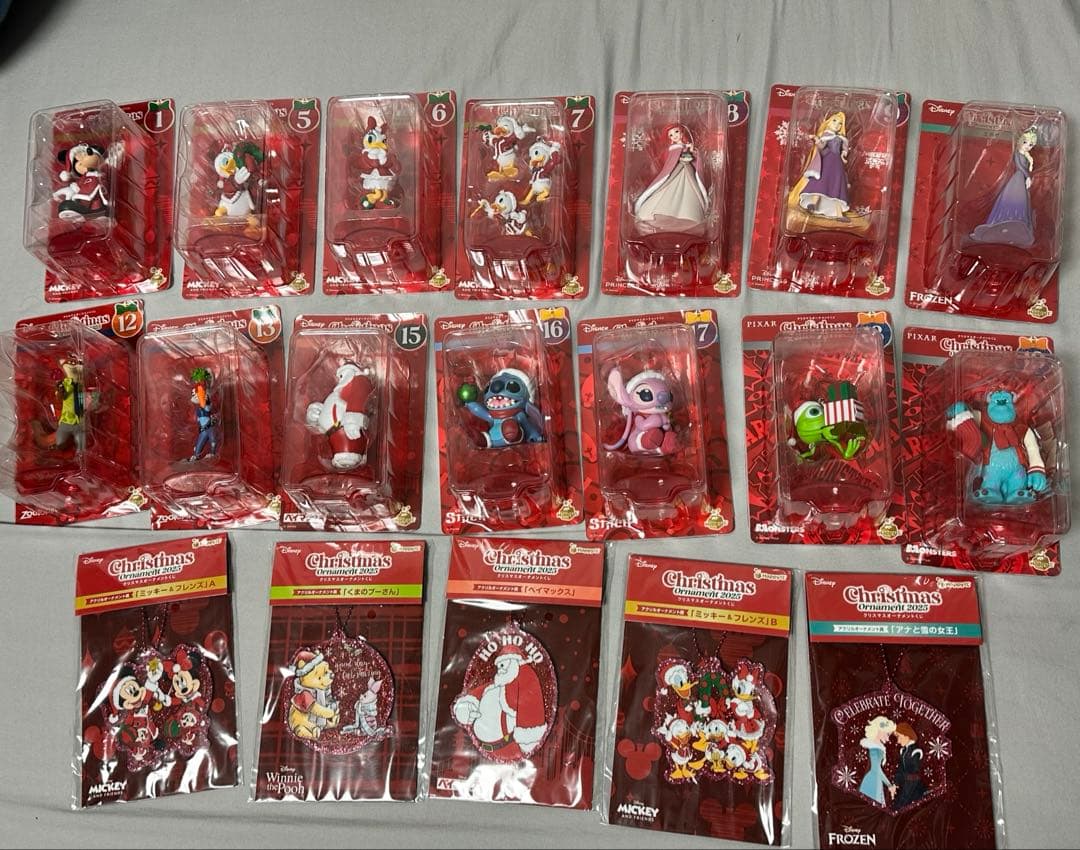 ディズニーオーナメント 2025 19点