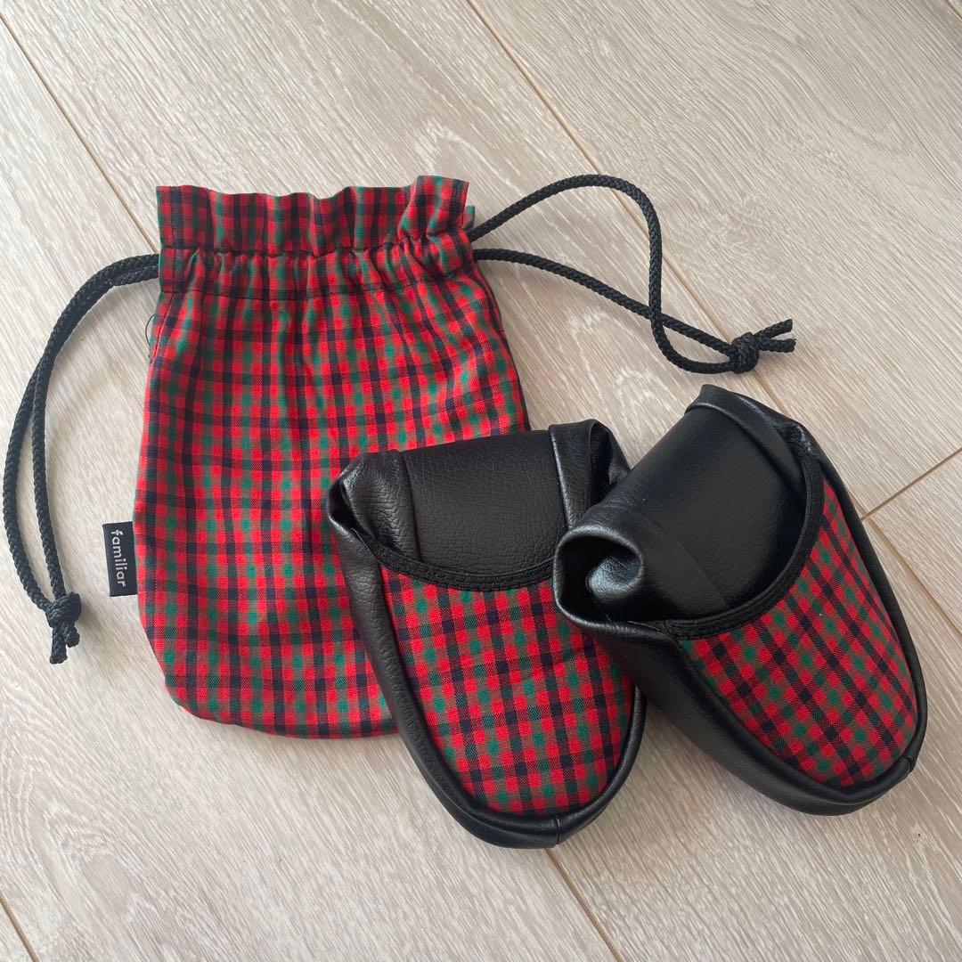 familiar 折りたたみ　携帯用　スリッパ