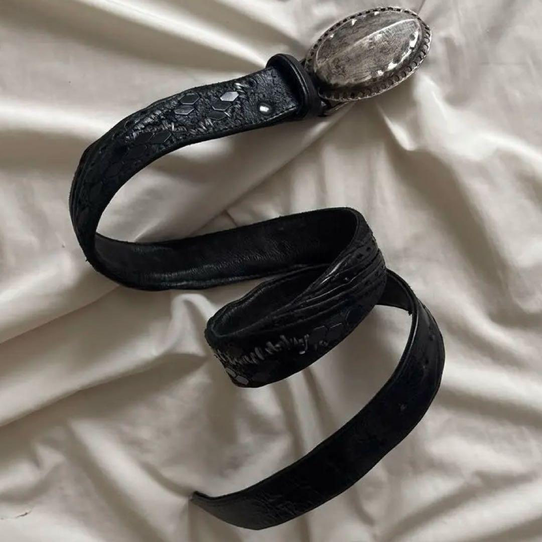 [希少] Kmrii destroy damage studs belt