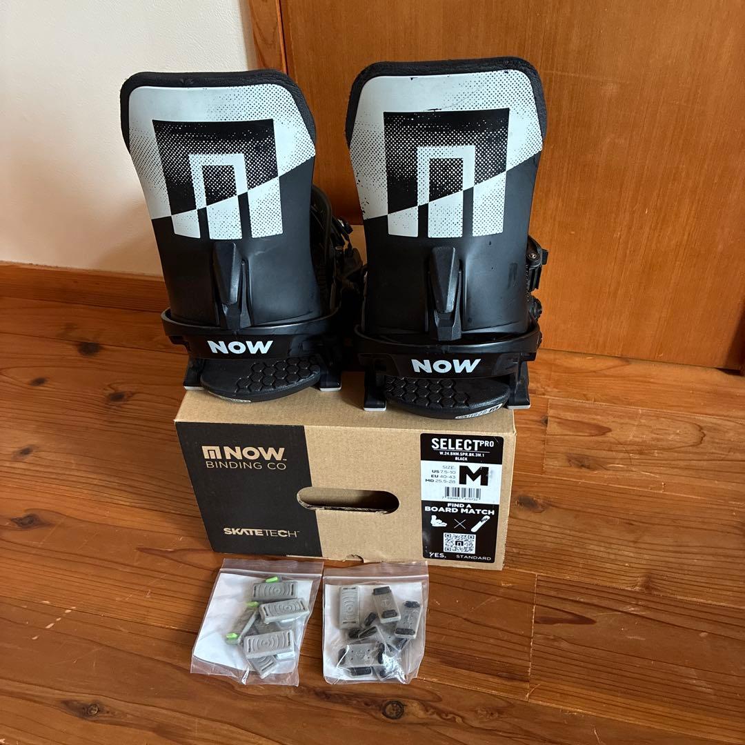 NOW SELECT PRO ビンディング Mサイズ　23-24モデル NOW 23-24 NOW BINDING/ナウバインディング SELECT PRO セレクトプロ