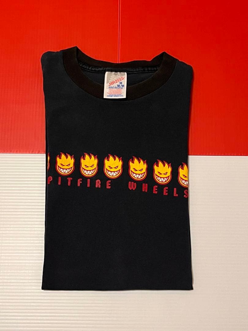 1980's spitfire wheels made in USA ブラックT