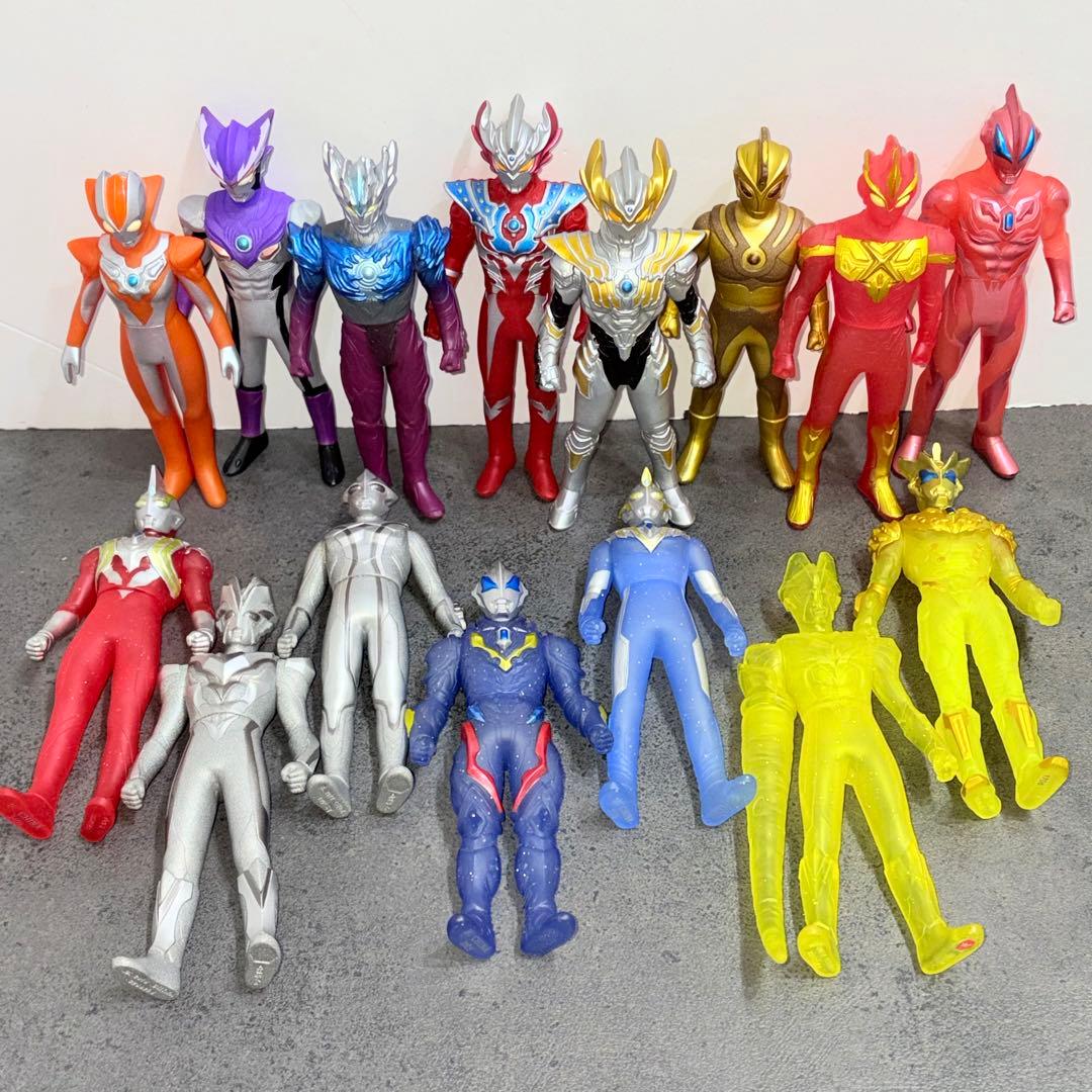 希少　限定　ウルトラマン　ソフビ　まとめ売り　ジード　トリガー　グリージョ　15