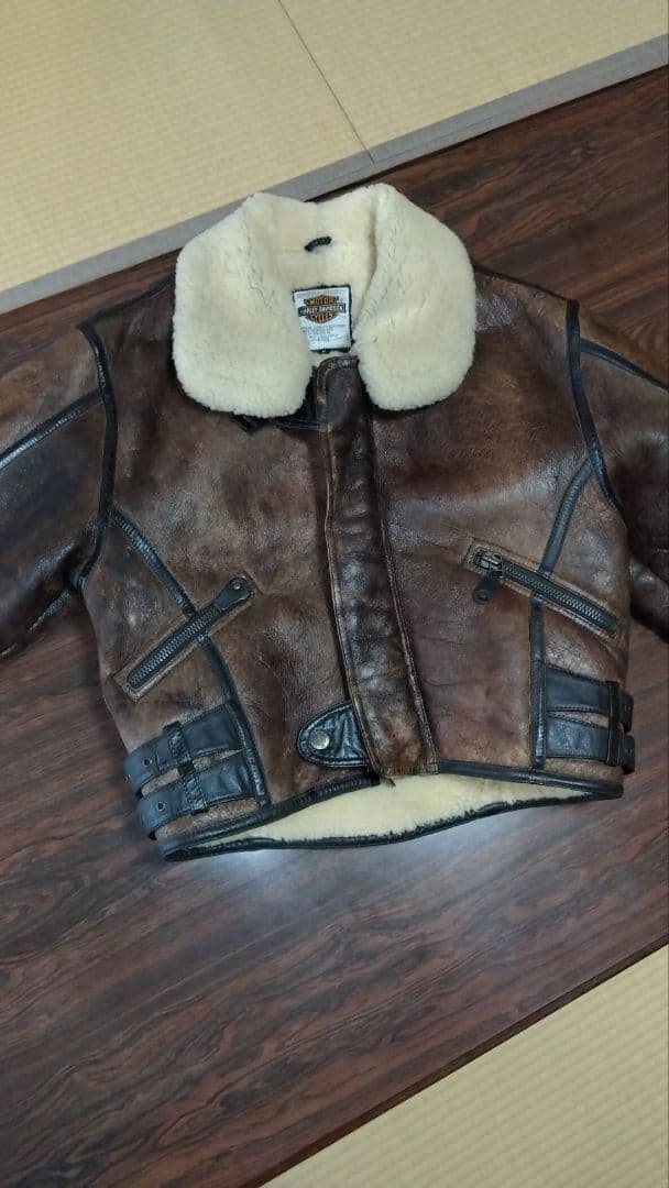 Harley-Davidson レザージャケット M ウール100%