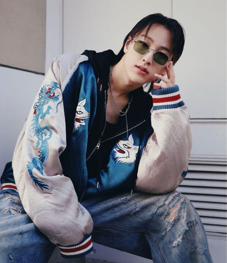 極レア】 el conductorH コンダクター 別注九尾スカジャン ブルー