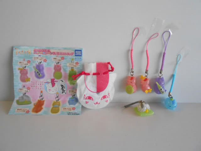 ♯Jpt12ND 夏目友人帳 ニャンコ先生 パワーストーン風 ストラップ 5種