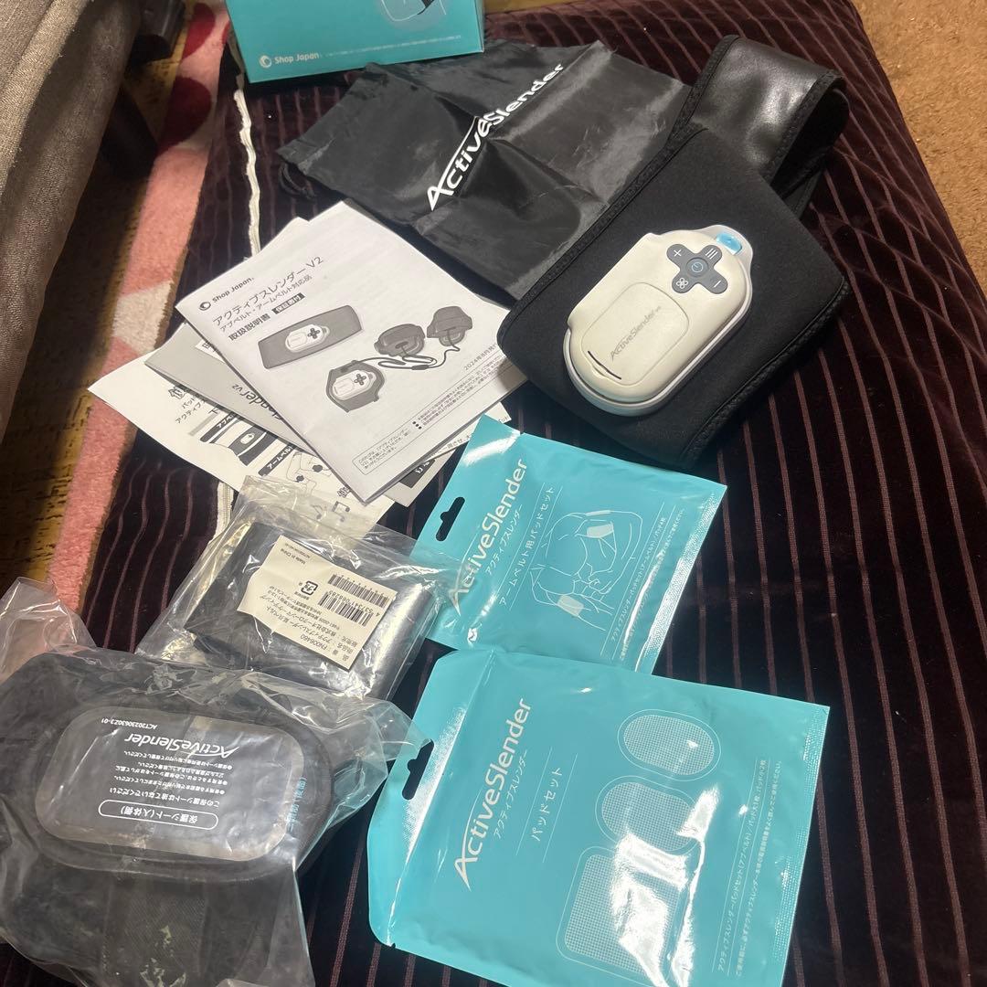 アクティブスレンダー　お腹と腕の新品パット付き