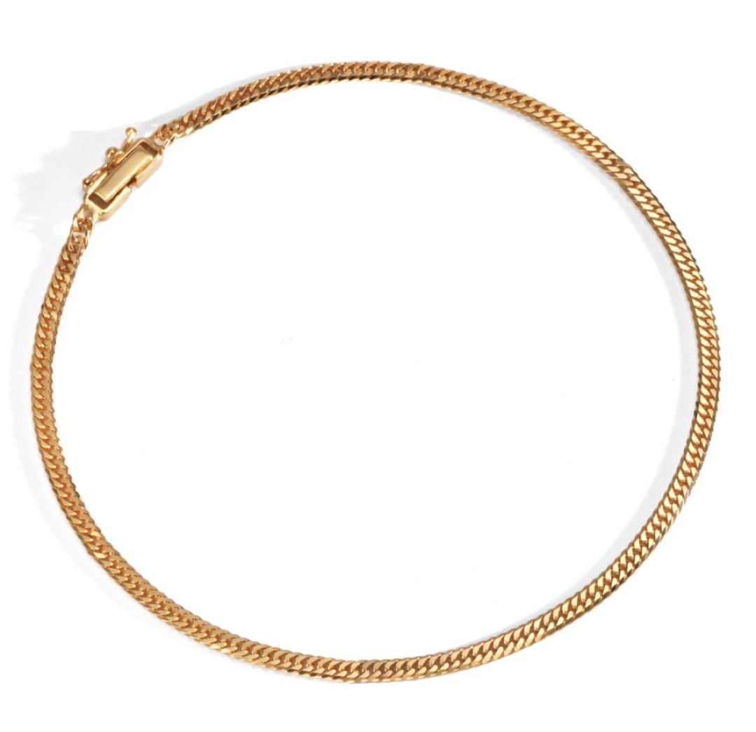 新春セール最終値下げ　18金 喜平 アンクレット 6面