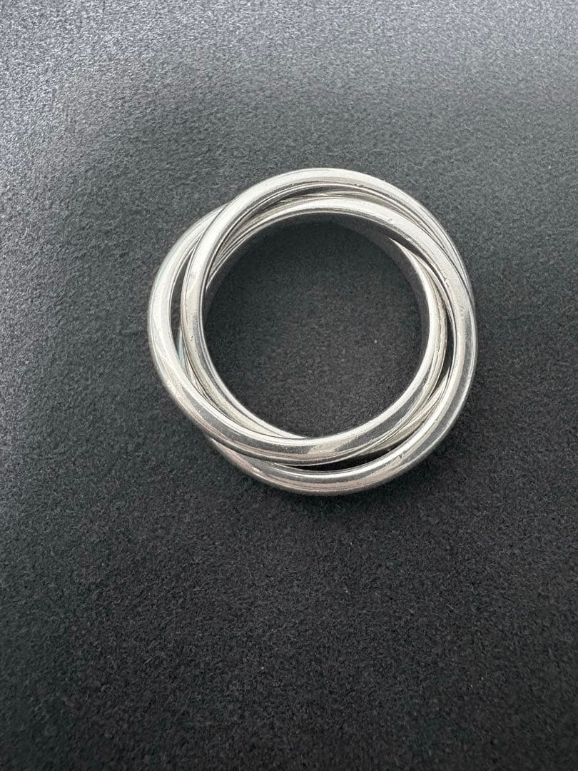 ティファニー 3連リング 17号シルバー925 Tiffany トリニティ TIFFANY ティファニー 3連リング 指輪 トリニティ 925 シルバー