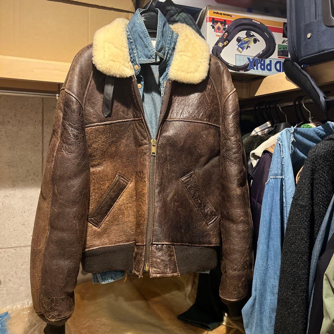 schott ショット B-6 サイズ42 ボマーJKTフライトムートン