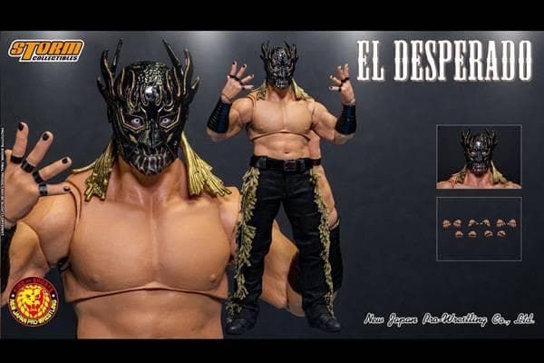 【新品】エル・デスペラード フィギュア 黒金マスク ストームコレクティブルズ Storm Collectibles アクションフィギュア エル・デスペラード