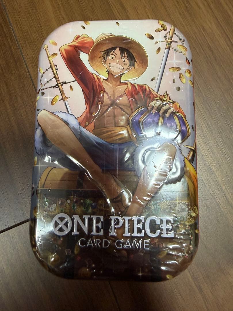 ワンピースカードゲーム　アジア限定版　ミニ缶　7コスト　ルフィ　未開封