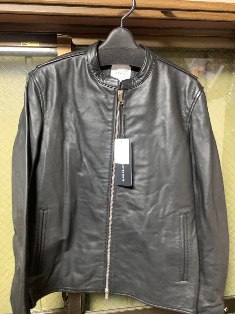 じゅんさん専用【新品未使用】UNITEDTOKYO ラムレザーシングルジャケット