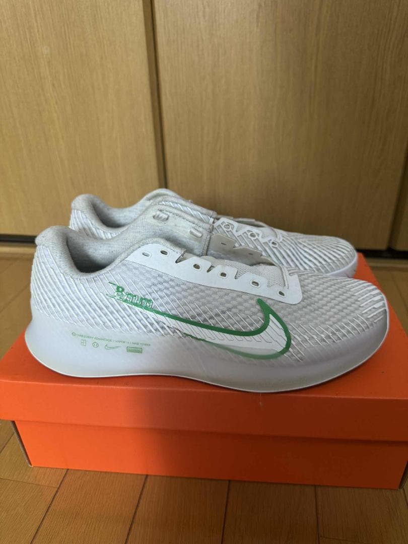 Nike Zoom Vapor 11 26.5 ホワイト/グリーン