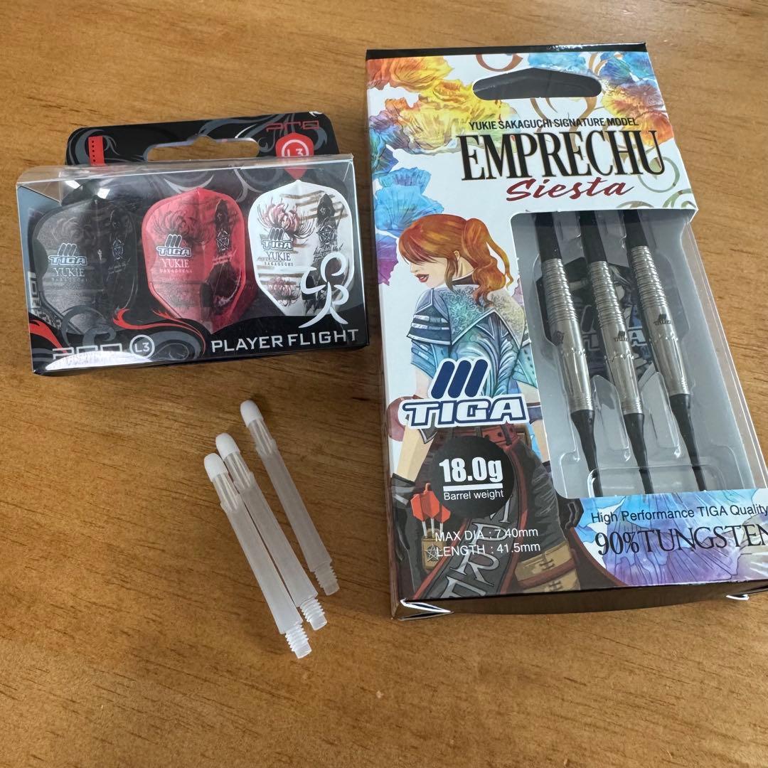 【未使用】TIGA EMPRECHU Siesta 坂口優希恵プロモデル EMPRECHU SIESTA | TIGA DARTS JAPAN