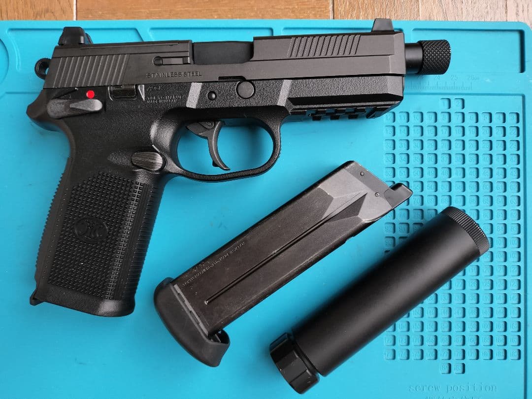 東京マルイ FNX-45 タクティカル ブラック 16mmサイレンサー付き