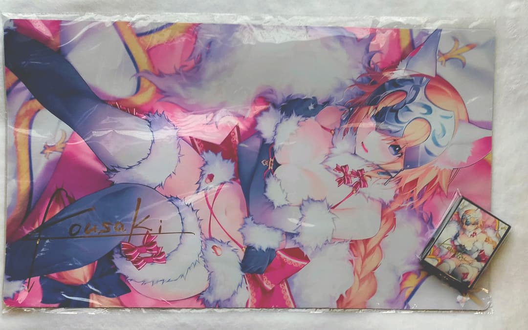 FGO　fate　サイン入りプレマ＆スリーブセット　ジャンヌ