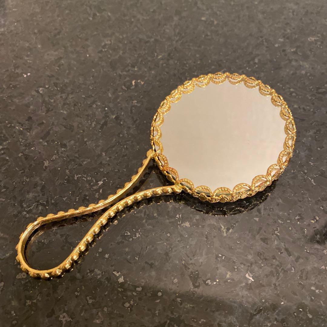 一点物♡希少】アンティーク フランス アンティーク 手鏡 - メルカリ