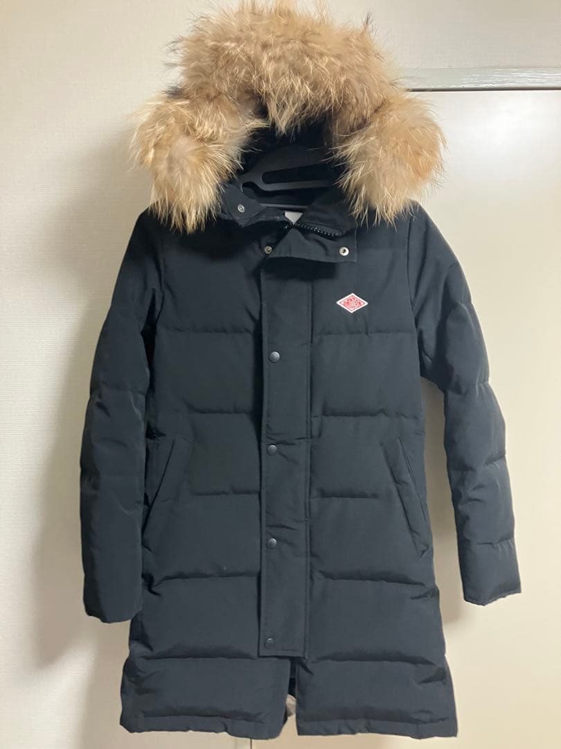 【極美品】DANTON ダントン ロング丈 ダウンコート 34 ブラック