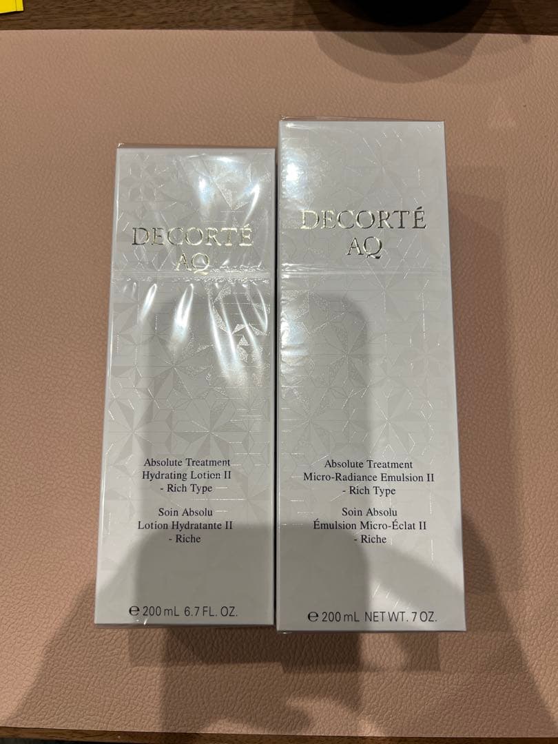 DECORTE AQ 乳液・化粧水セット 200mL