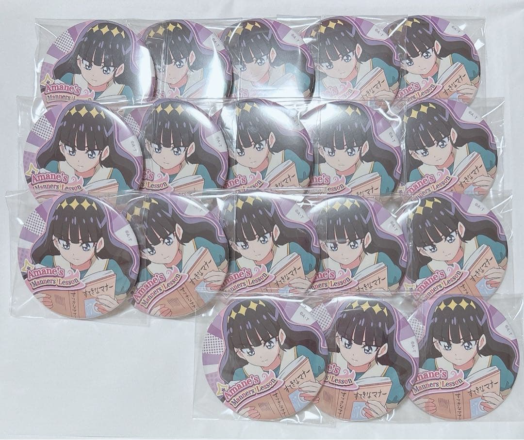 菓彩あまね 缶バッジ トゥイ缶