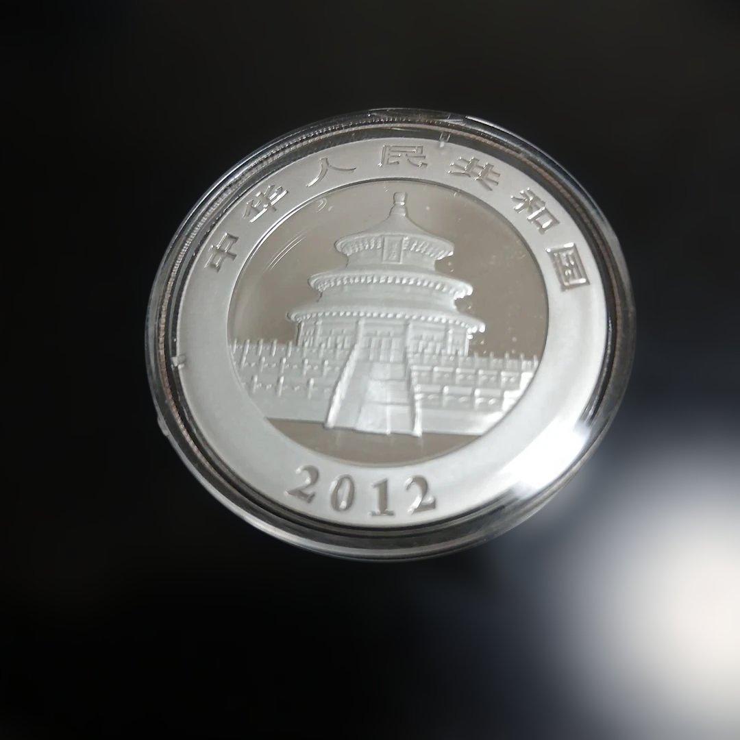 2012年 天壇パンダ銀貨