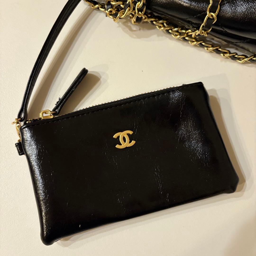 CHANEL ノベルティ チェーンバッグ パール ポーチ付き - CHAN