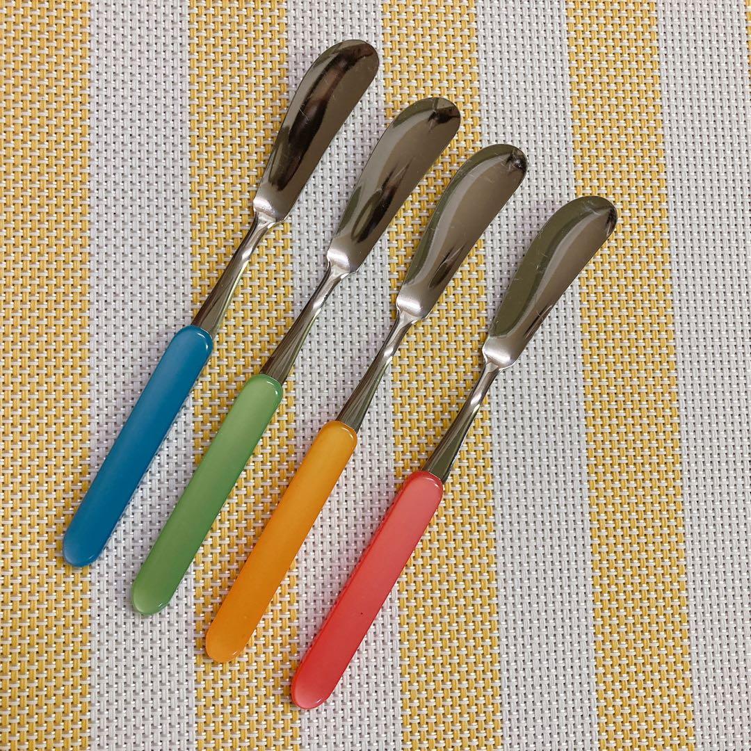 新品！《昭和レトロ》ジャムナイフ4色セット✿︎84 - メルカリ