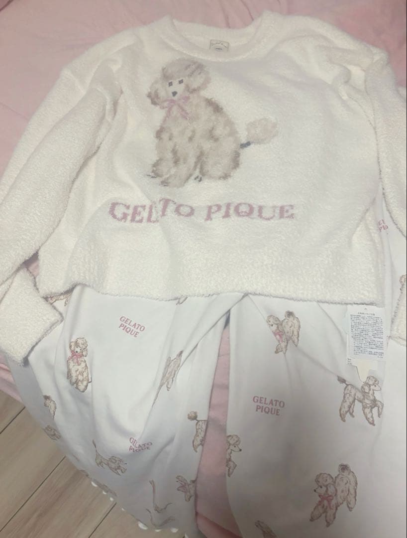 新品未使用 トイプードル 上下セット