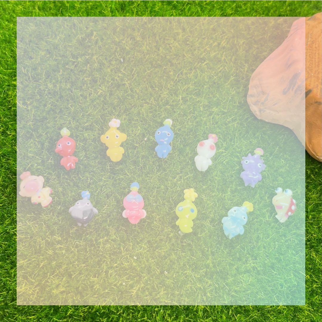 ネイルパーツ　ピクミン