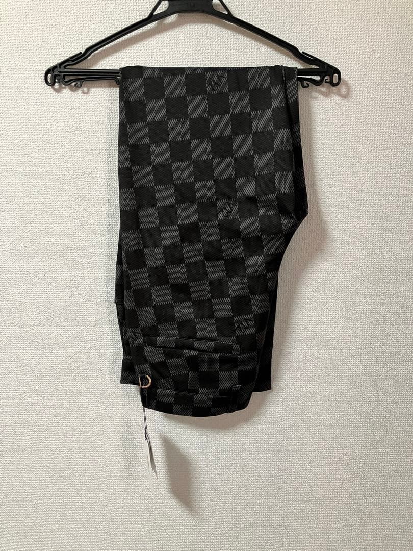 1/15まで割引！　新品　v12 DAM PANTS ブラック Mサイズ phenix [プラスフェニックス] 別注 ダンボールニット ジョガーパンツ