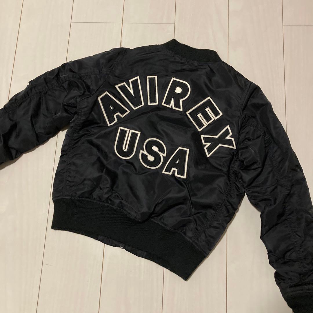 早い者勝ち！AVILEX / バックロゴ刺繍ＭＡ－１