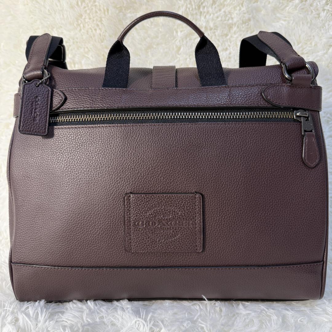極美品】コーチ ハドソン メッセンジャー ダークブラウン 2WAY 30623