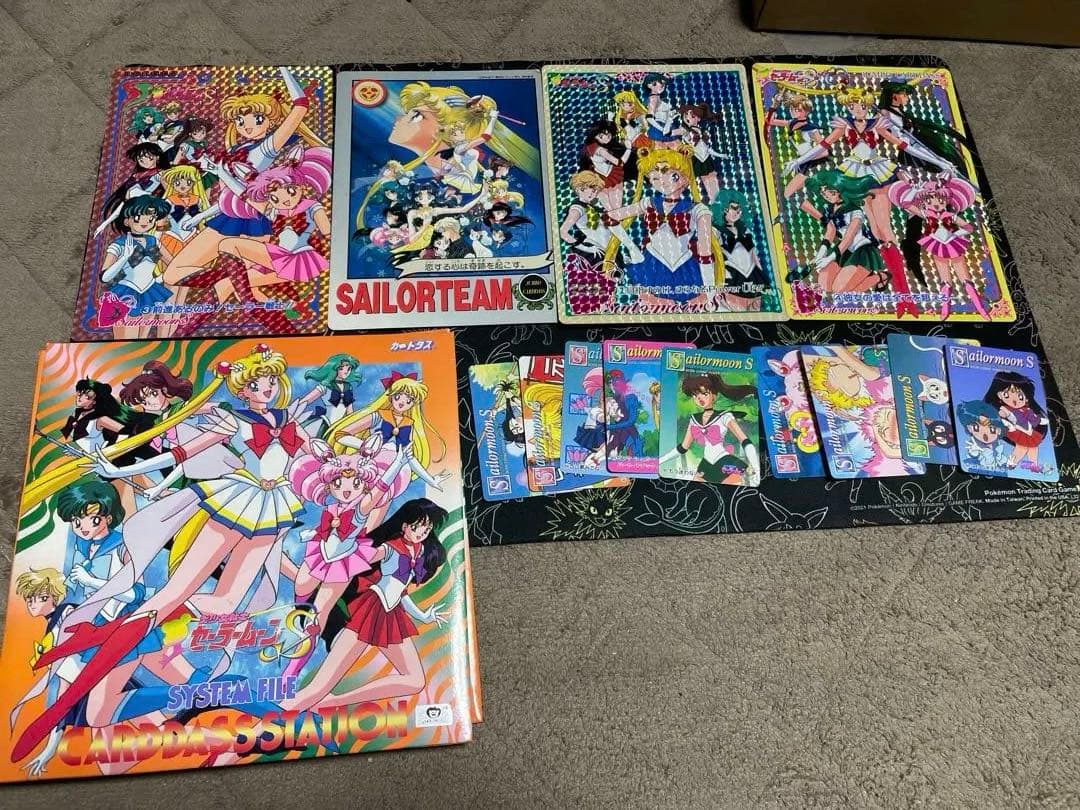 セーラームーン ファイル　ジャンボカード4枚　キラカード4枚　ノーマル一式 セーラームーン ファイル ジャンボカード4枚 キラカード4枚 ノーマル