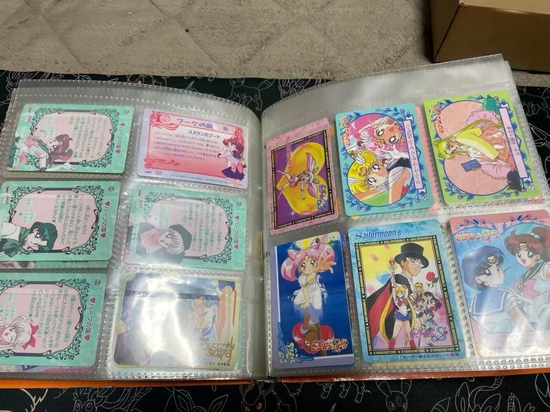 セーラームーン ファイル ジャンボカード4枚 キラカード4枚 ノーマル