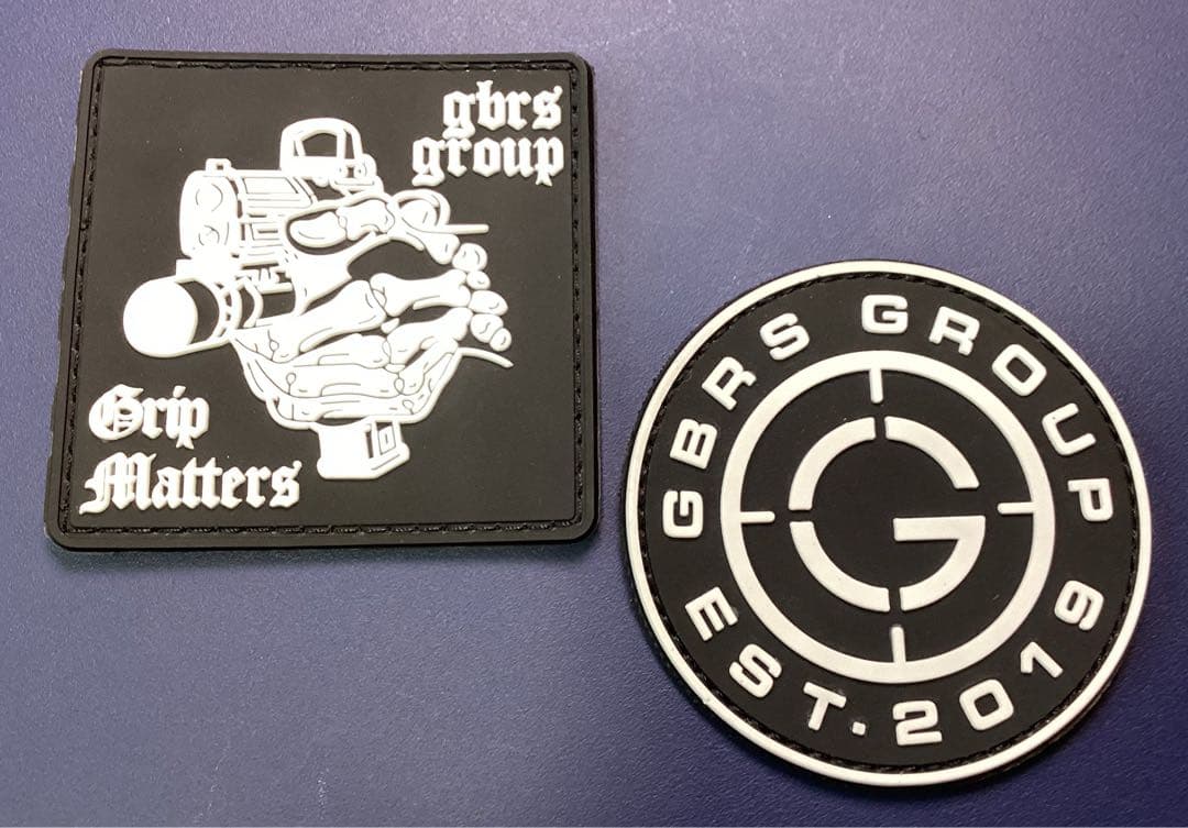 GBRS Group ガンマスター 蛍光ラバーパッチ ワッペン ベルクロ - メルカリ